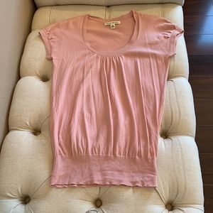 Banana Republic rose colored top (100% cotton)